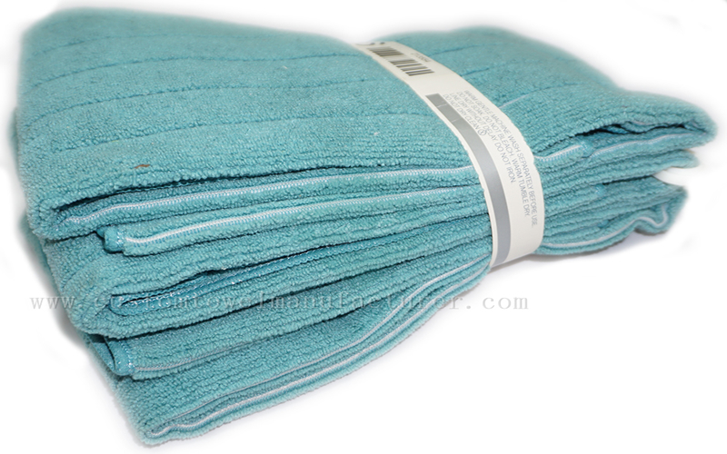 China Bulk Custom organic microfiber cloth Structure Strip towel Producer